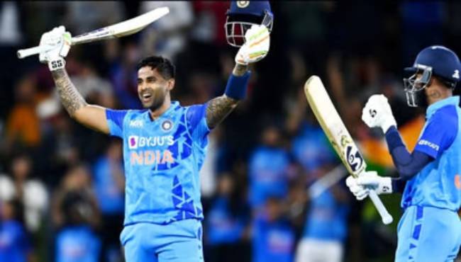 सूर्य कुमार यादव की पारी के दम पर भारत ने 65 रन से जीता दूसरा टी20
